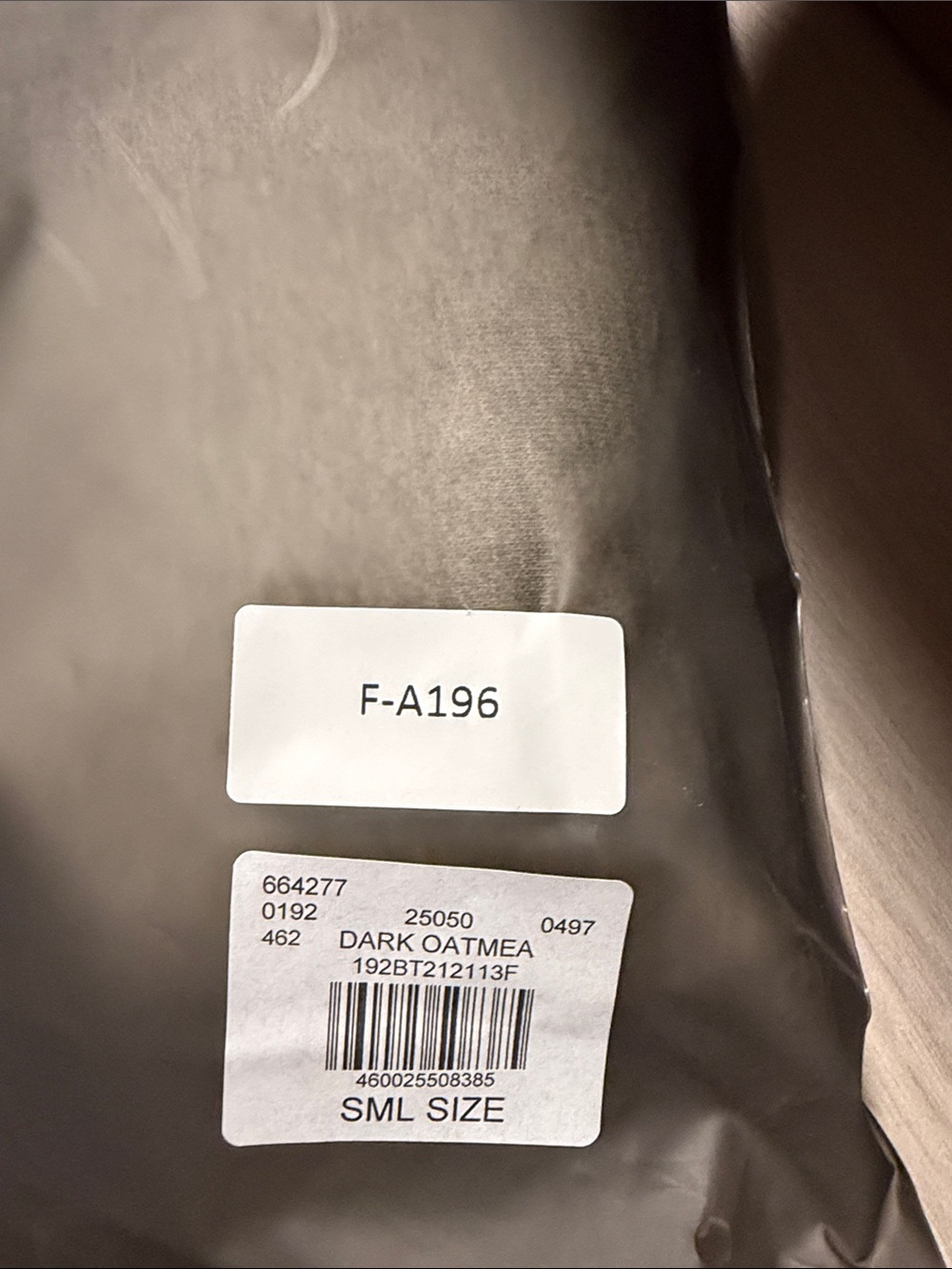 Essentials Grey Hoodie with Black Fear of God Logo - Picture 5 of 6